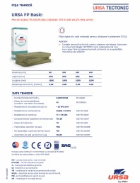 Placi izolante din vata minerala