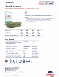 Placi izolante din vata minerala