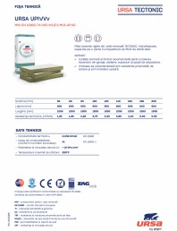 Plăci izolatoare rigide din vată minerală