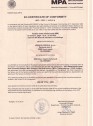 Certificat de conformitate MPA