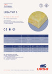 Placi usoare din vata minerala de sticla URSA - TWP 1
