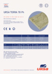 Placi hidrofobizate din vata minerala URSA - TERRA 78 Ph