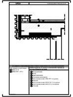 Detaliu de planseu in consola cu termoizolatia rezemata pe structura finisajului de fatada URSA