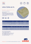 Placi hidrofobizate din vata minerala  URSA - TERRA 68Ph