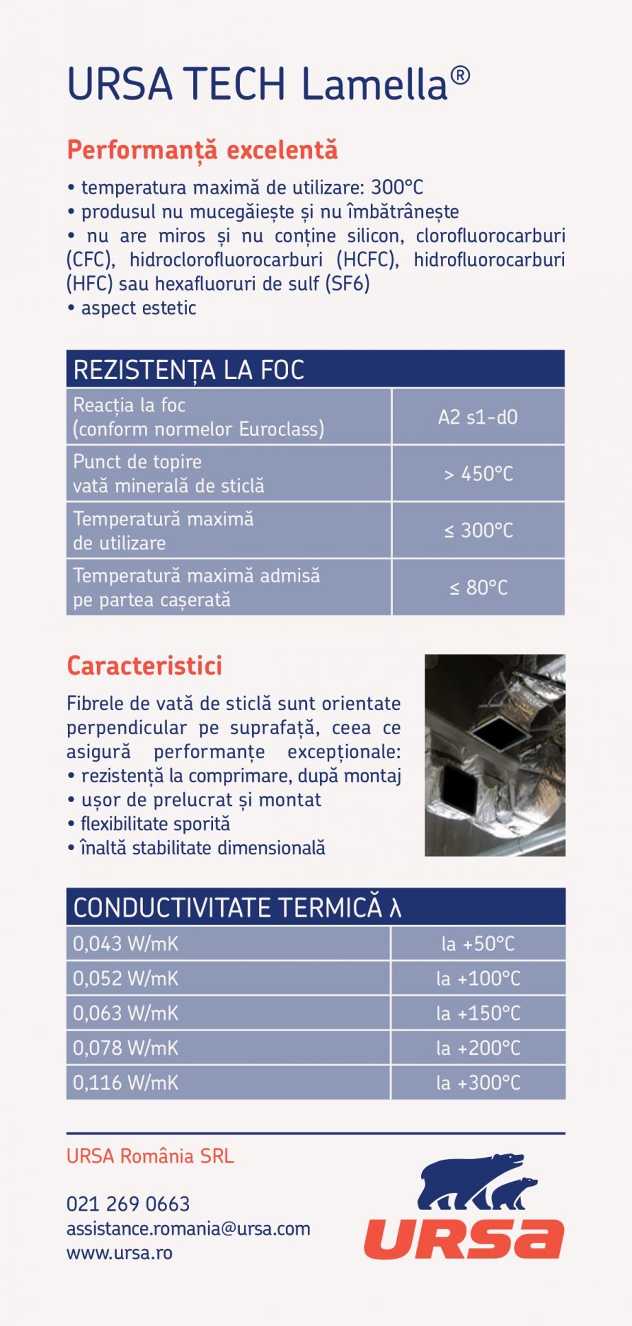 Pagina 6-Izolații profesionale pentru țevi, conducte,  instalații de orice forma URSA TECH Lamella Catalog...