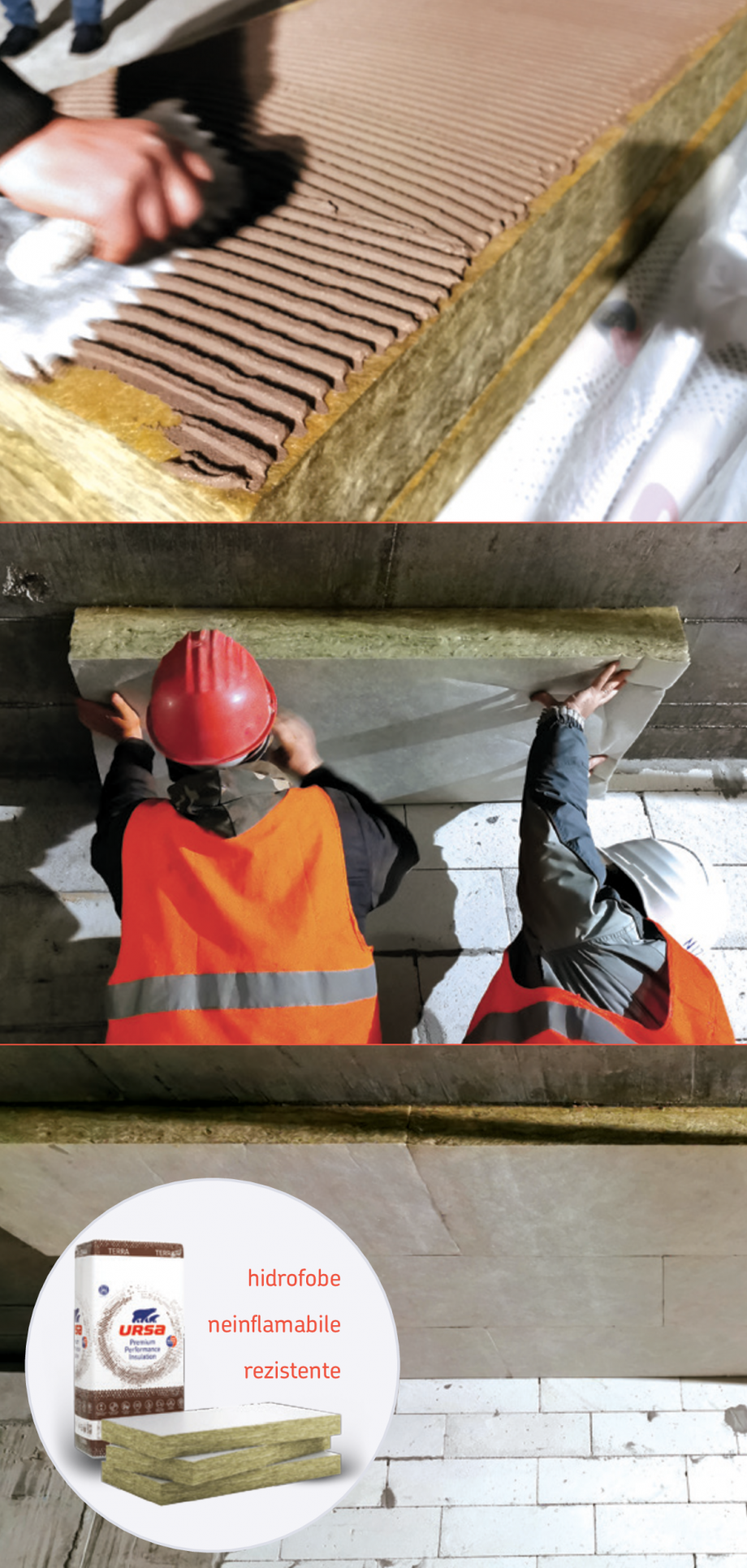 Pagina 3-Izolarea la interior a plafoanelor în garaje, parcări, spații de lucru, subsoluri URSA...