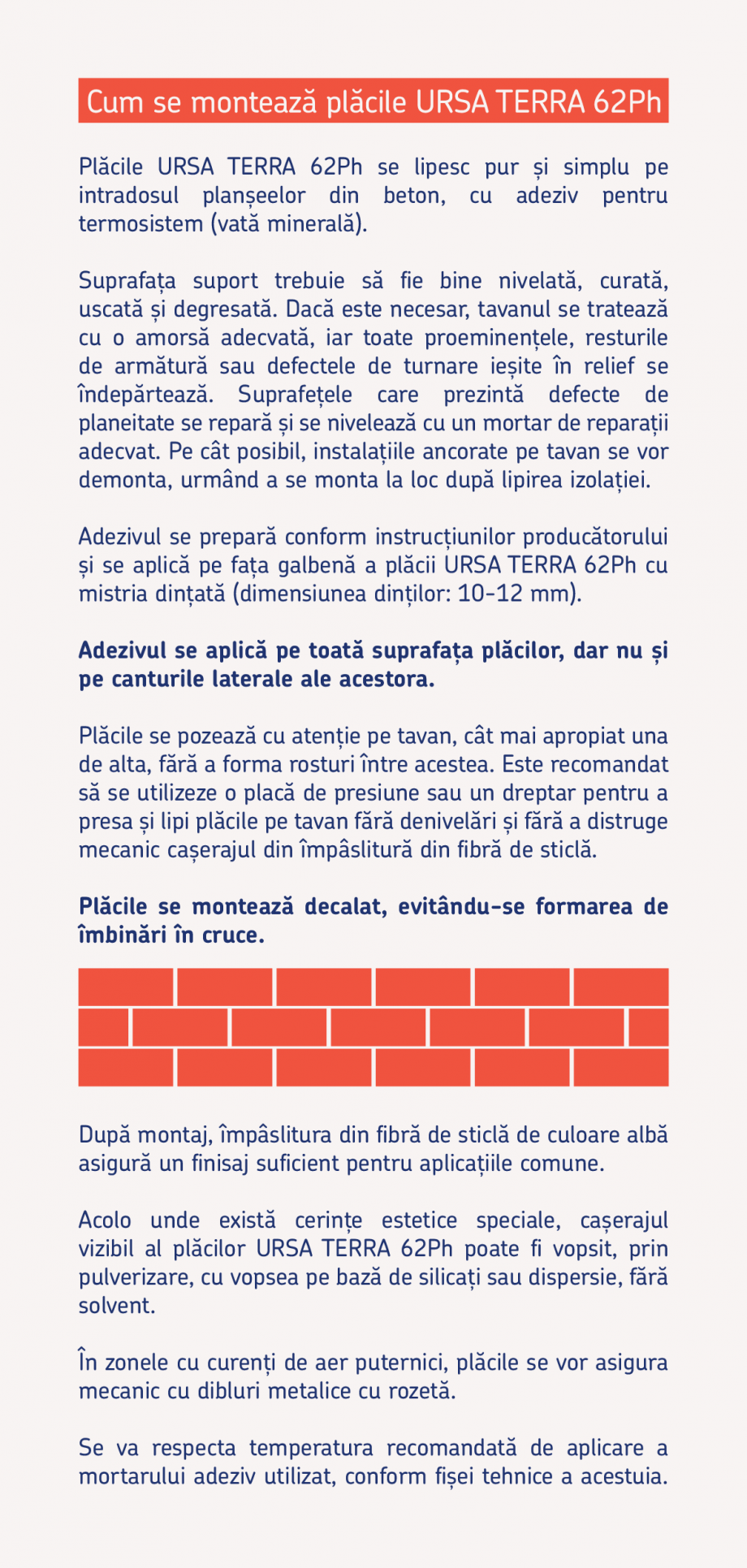 Pagina 4-Izolarea la interior a plafoanelor în garaje, parcări, spații de lucru, subsoluri URSA...