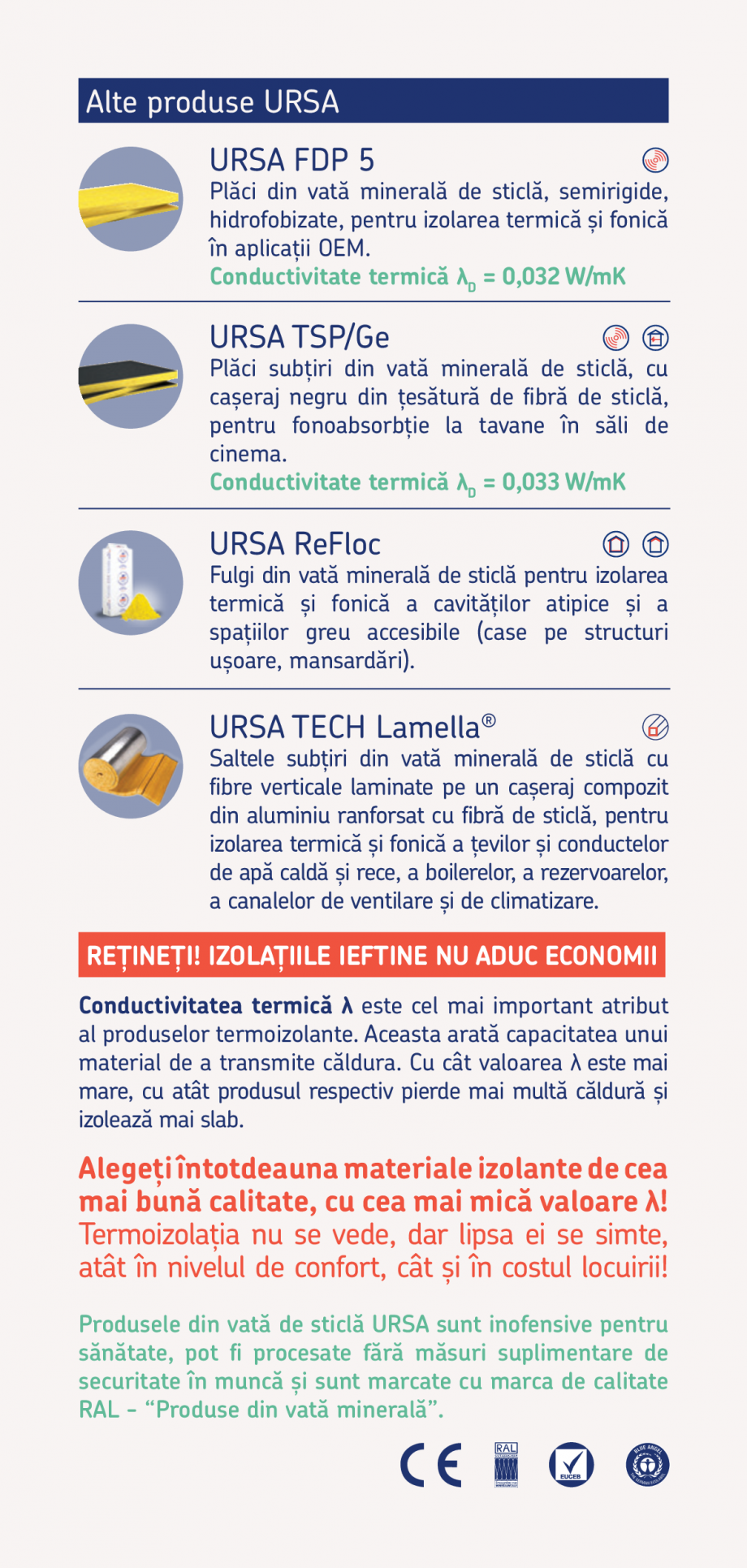 Pagina 5-Izolarea la interior a plafoanelor în garaje, parcări, spații de lucru, subsoluri URSA...