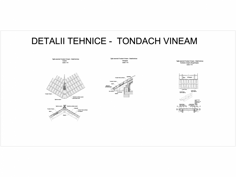 Pagina 1-CAD-DWG Detalii tehnice tigla ceramica TONDACH Detaliu de montaj Vineam 