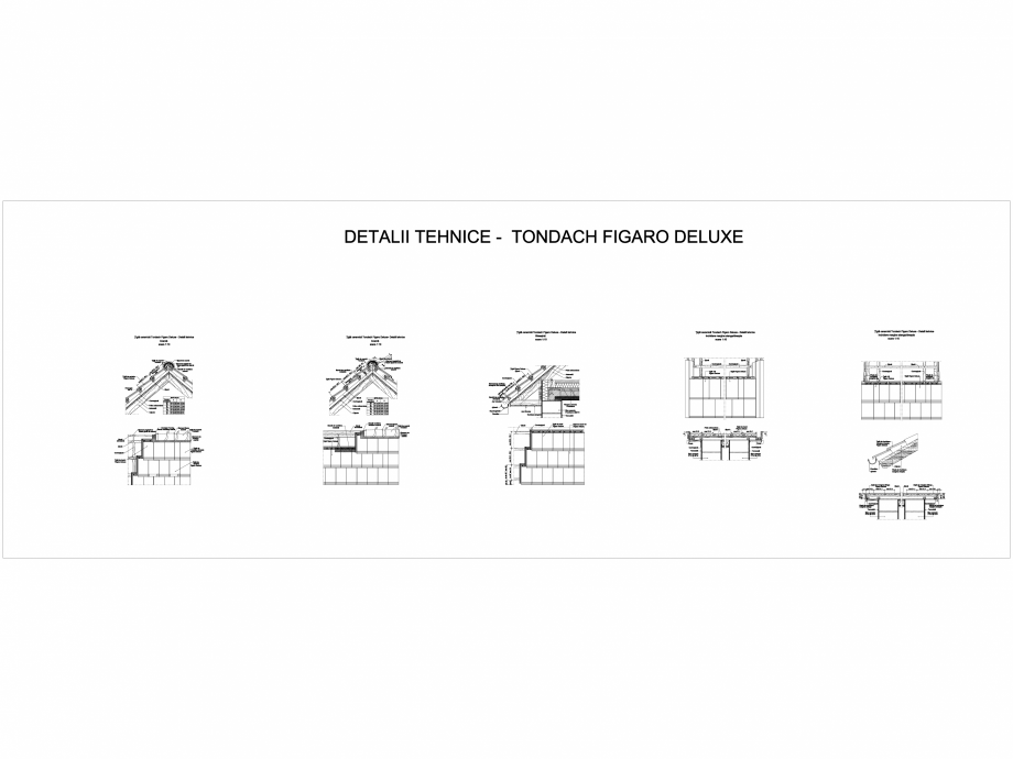 Pagina 1-CAD-DWG Detalii tehnice tigla ceramica TONDACH Detaliu de montaj Figaro Deluxe 
