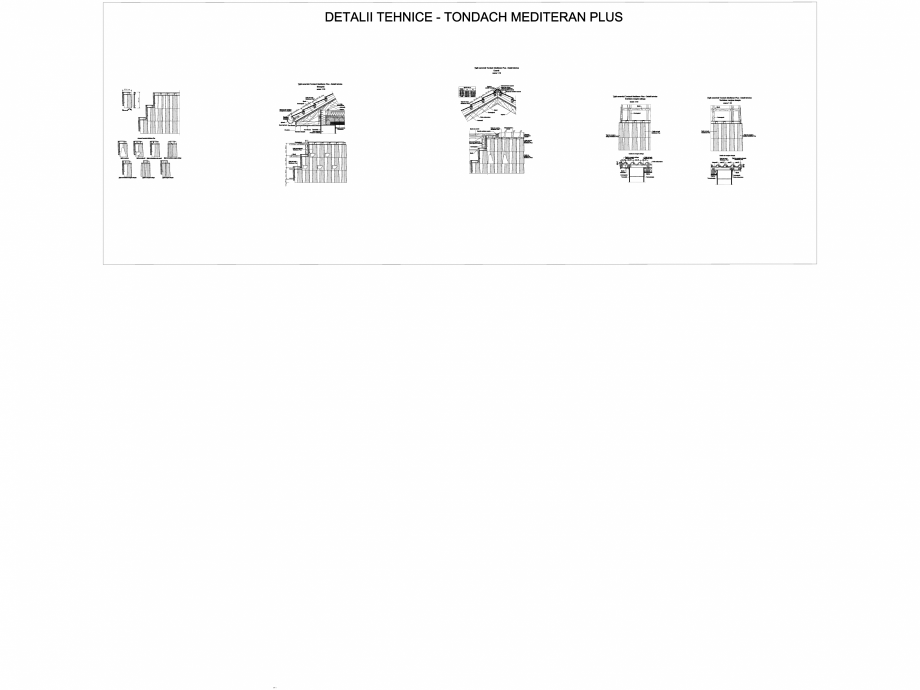 Pagina 1-CAD-DWG Detalii tehnice tigla ceramica TONDACH Detaliu de montaj Mediteran Plus 