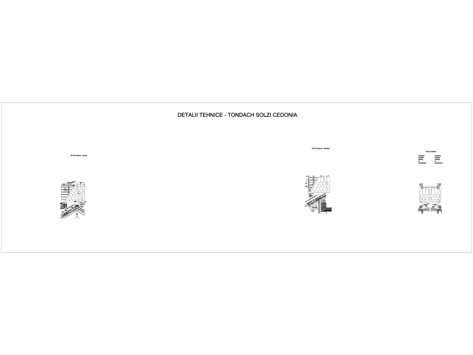 Pagina 1-CAD-DWG Detalii tigla ceramica Tondach TONDACH Detaliu de montaj Solzi Cedonia natural 