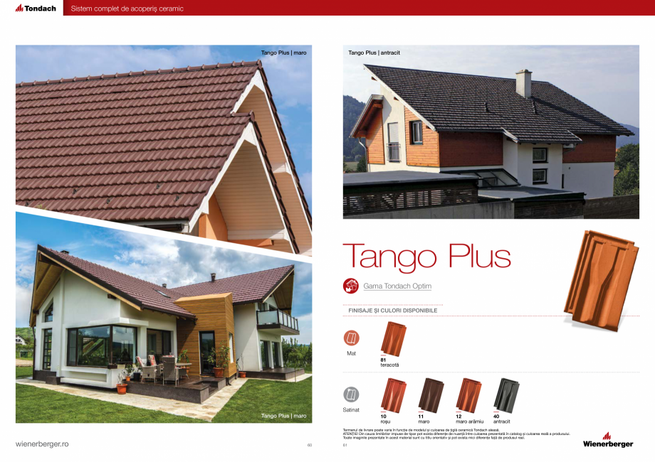 Pagina 31 - Catalog  produse Tondach - editia 2021  Catalog, brosura Romana ramic

Tango Plus | maro...