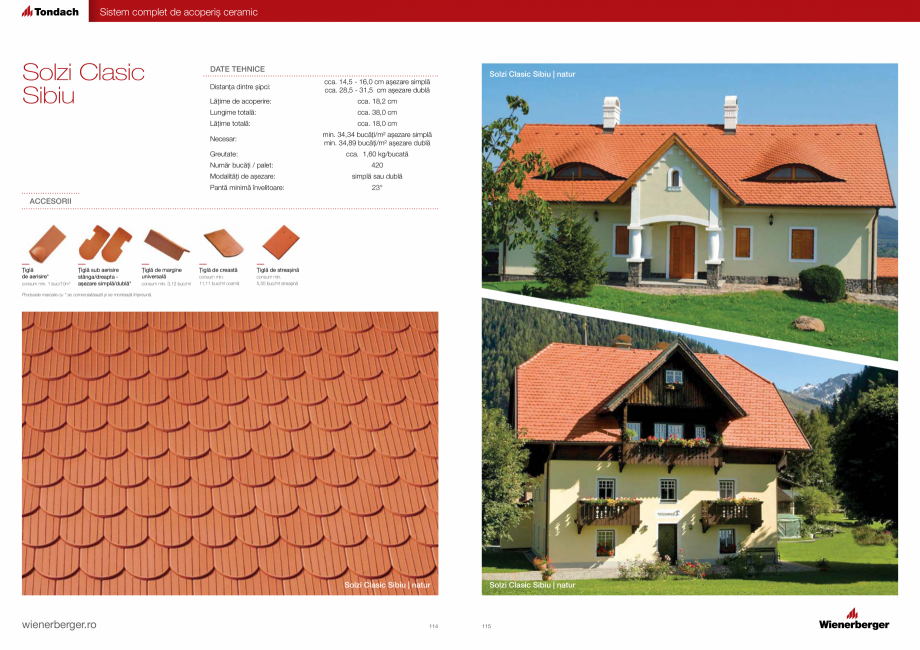 Pagina 59 - Catalog  produse Tondach - editia 2021  Catalog, brosura Romana și culoarea reală a...