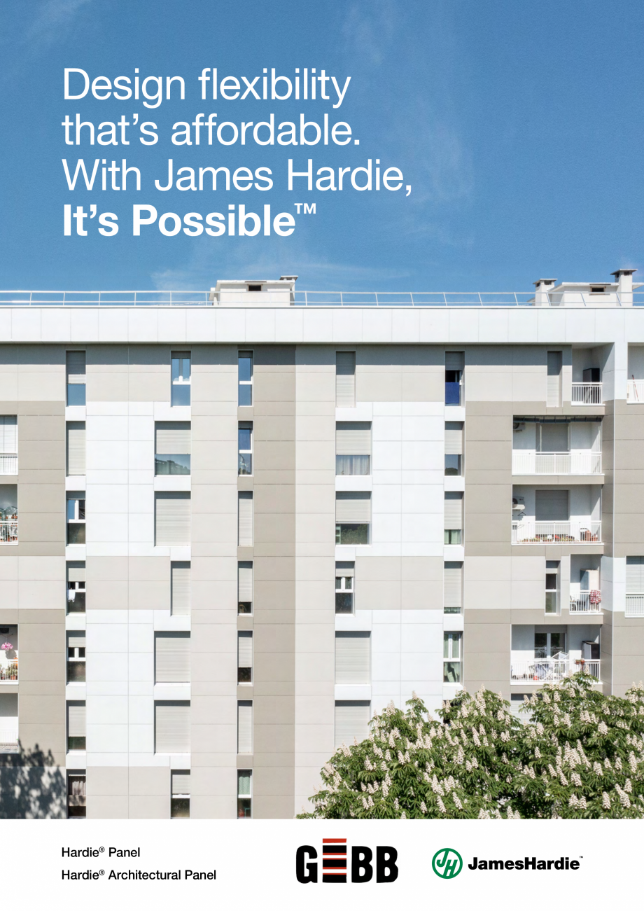 Pagina 1 - Placi de fibrociment  James Hardie Panel , Architectural Panel Catalog, brosura Engleza...