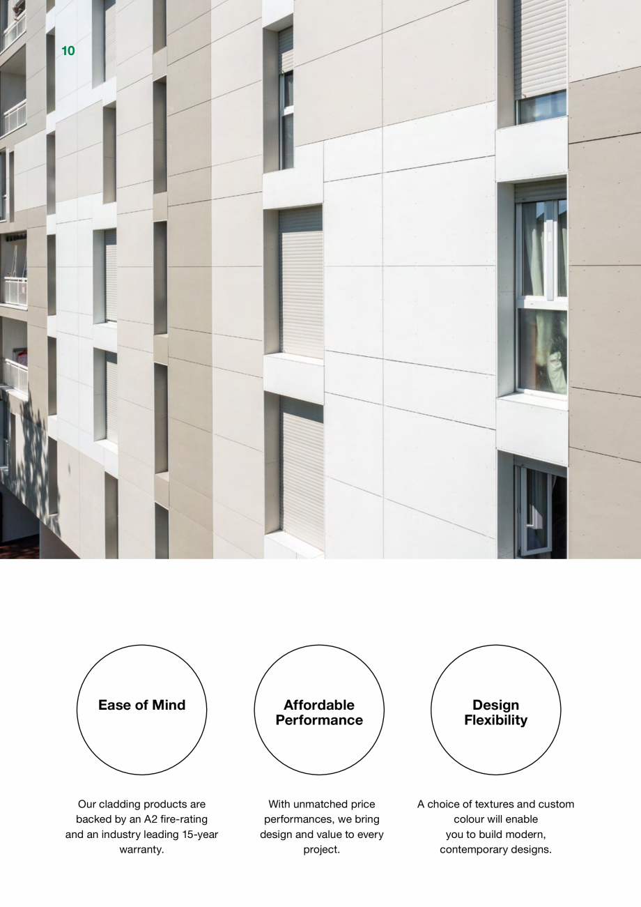 Pagina 10 - Placi de fibrociment  James Hardie Panel , Architectural Panel Catalog, brosura Engleza ...