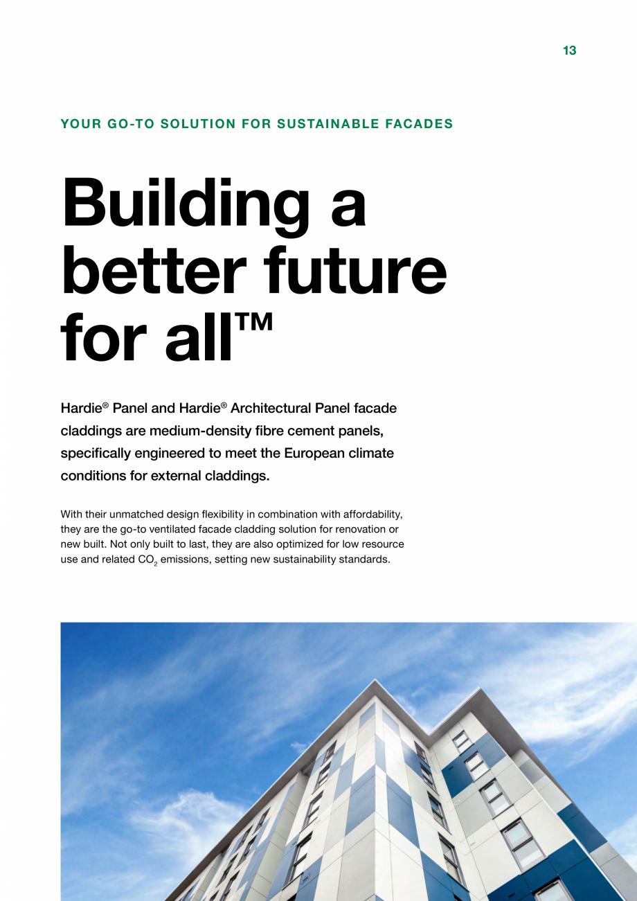 Pagina 13 - Placi de fibrociment  James Hardie Panel , Architectural Panel Catalog, brosura Engleza ...