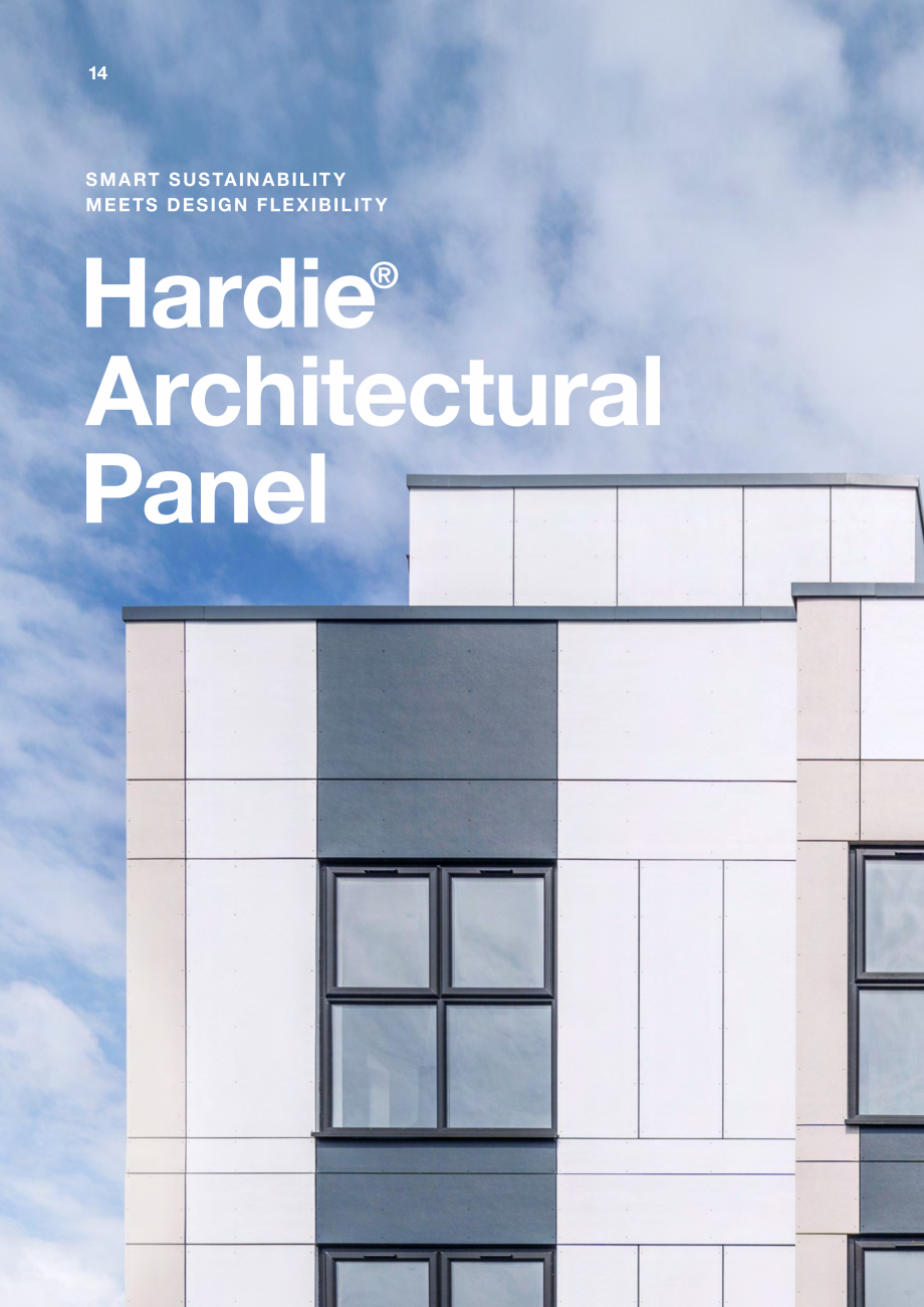Pagina 14 - Placi de fibrociment  James Hardie Panel , Architectural Panel Catalog, brosura Engleza ...