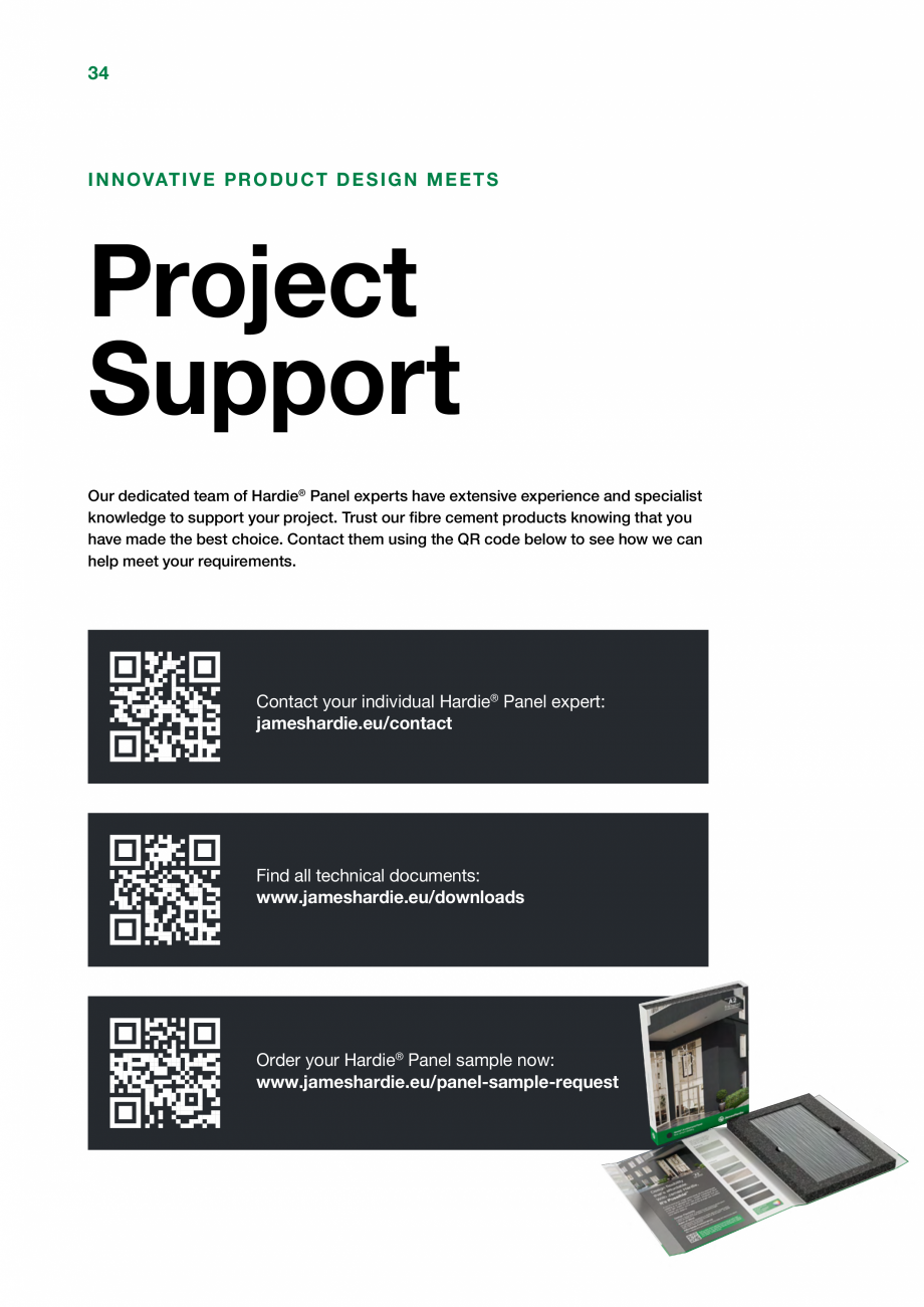Pagina 34-Placi de fibrociment  James Hardie Panel , Architectural Panel Catalog, brosura Engleza 
