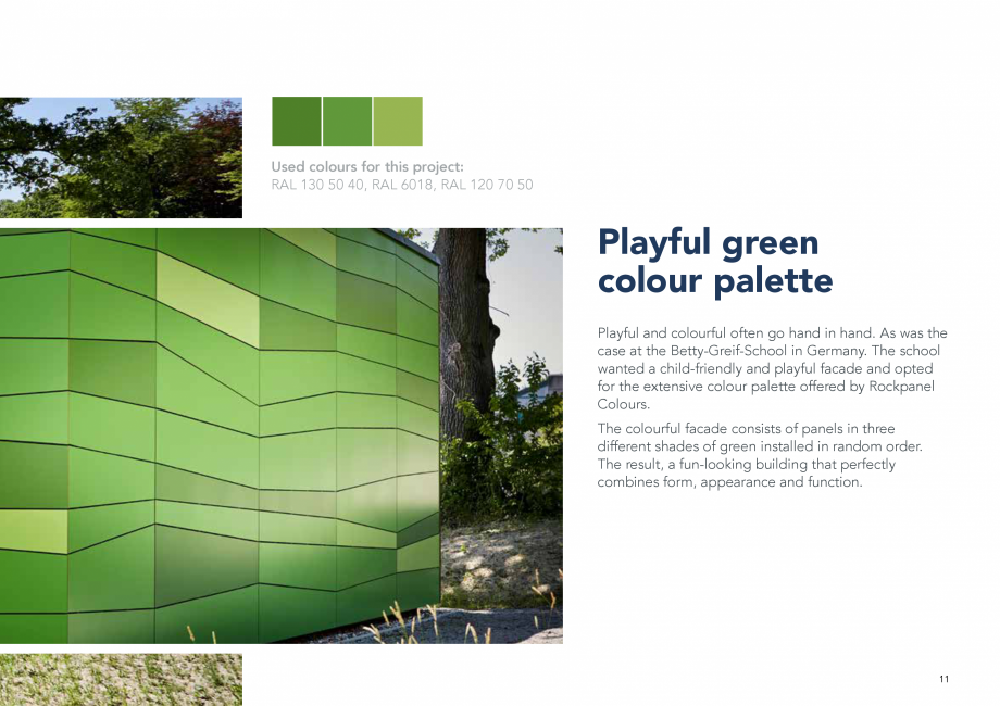 Pagina 11-Placi din vata minerala bazaltica pentru fatade ventilate Rockpanel Catalog, brosura Engleza  060 70...