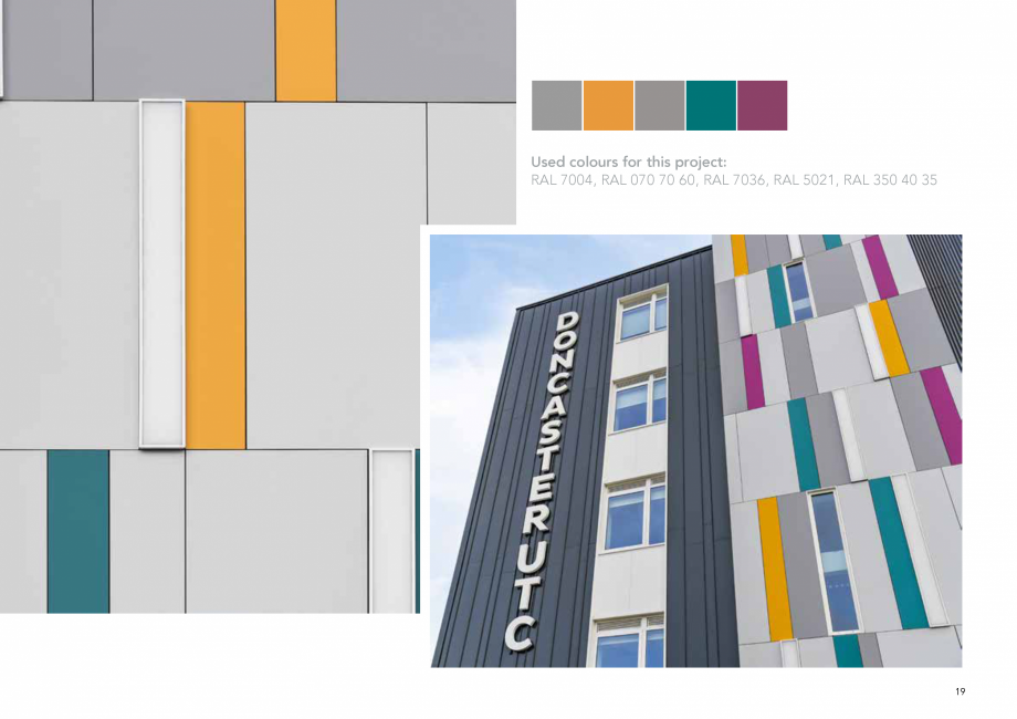 Pagina 19-Placi din vata minerala bazaltica pentru fatade ventilate Rockpanel Catalog, brosura Engleza 