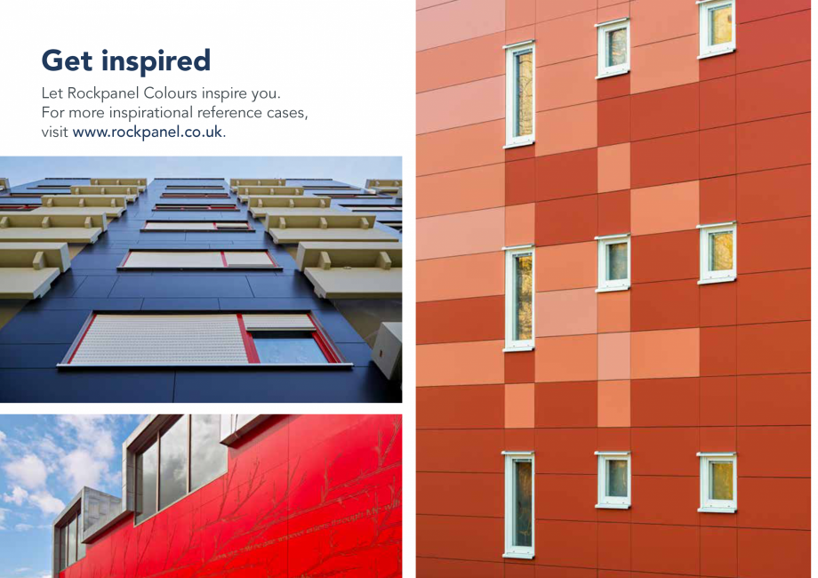 Pagina 26-Placi din vata minerala bazaltica pentru fatade ventilate Rockpanel Catalog, brosura Engleza 