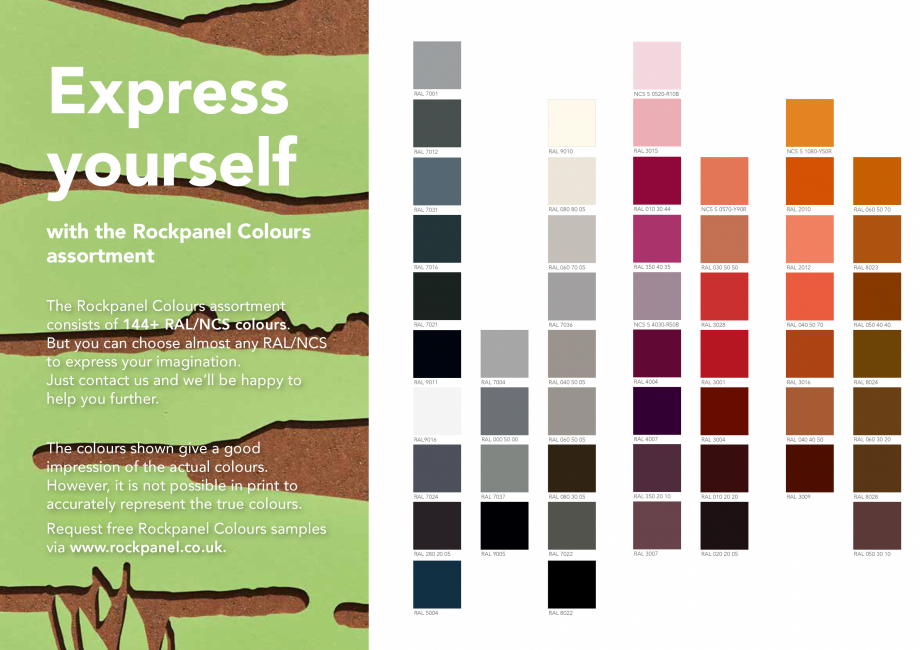 Pagina 28-Placi din vata minerala bazaltica pentru fatade ventilate Rockpanel Catalog, brosura Engleza 