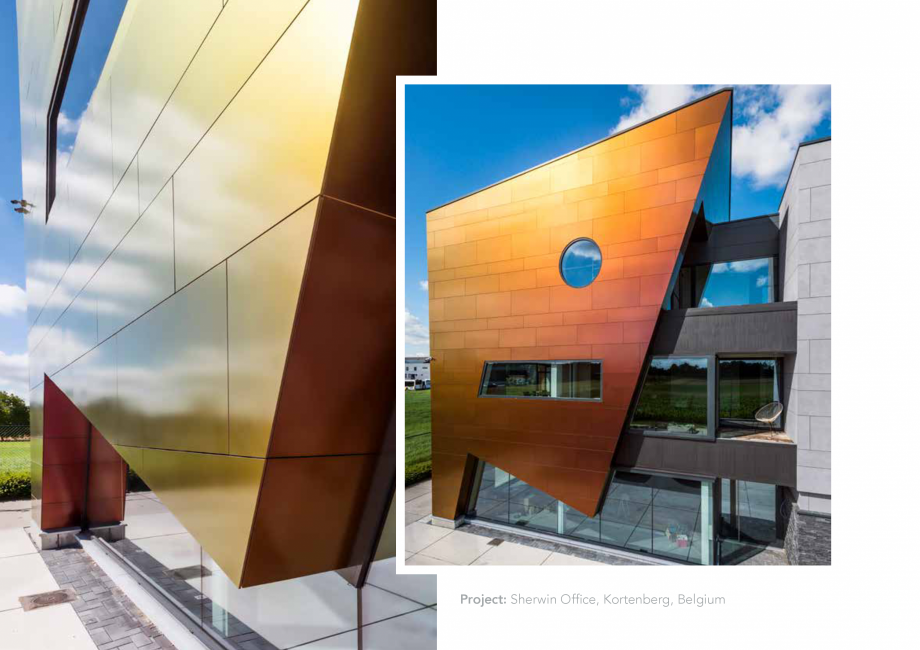 Pagina 22-Placi din vata minerala bazaltica pentru fatade ventilate - Chameleon Rockpanel Catalog, brosura...