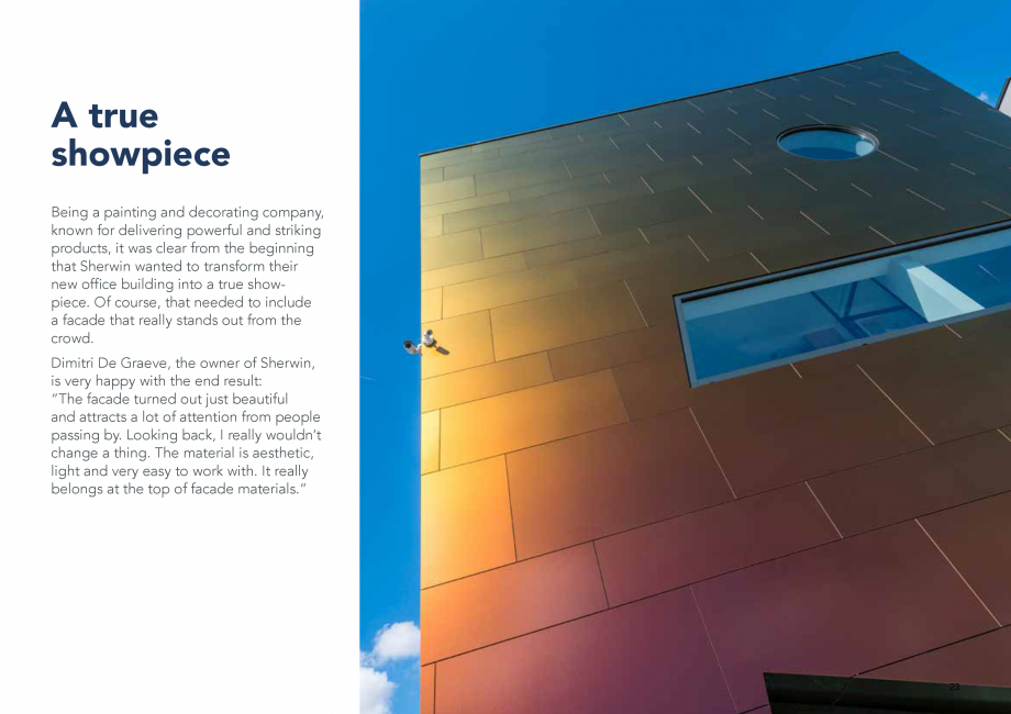 Pagina 23 - Placi din vata minerala bazaltica pentru fatade ventilate - Chameleon Rockpanel Catalog,...