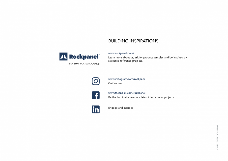 Pagina 28-Placi din vata minerala bazaltica pentru fatade ventilate - Chameleon Rockpanel Catalog, brosura...