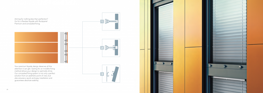 Pagina 13-Placi din vata minerala bazaltica pentru fatade ventilate - Premium Rockpanel Catalog, brosura...