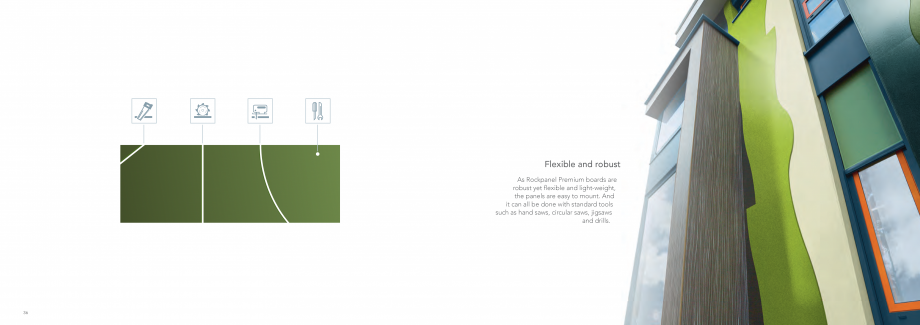Pagina 19-Placi din vata minerala bazaltica pentru fatade ventilate - Premium Rockpanel Catalog, brosura...
