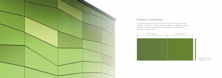 Pagina 21 - Placi din vata minerala bazaltica pentru fatade ventilate - Premium Rockpanel Catalog,...