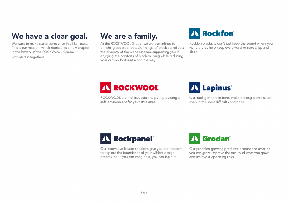 Pagina 7-Placi din vata minerala bazaltica pentru fatade ventilate Rockpanel Catalog, brosura Engleza ge...