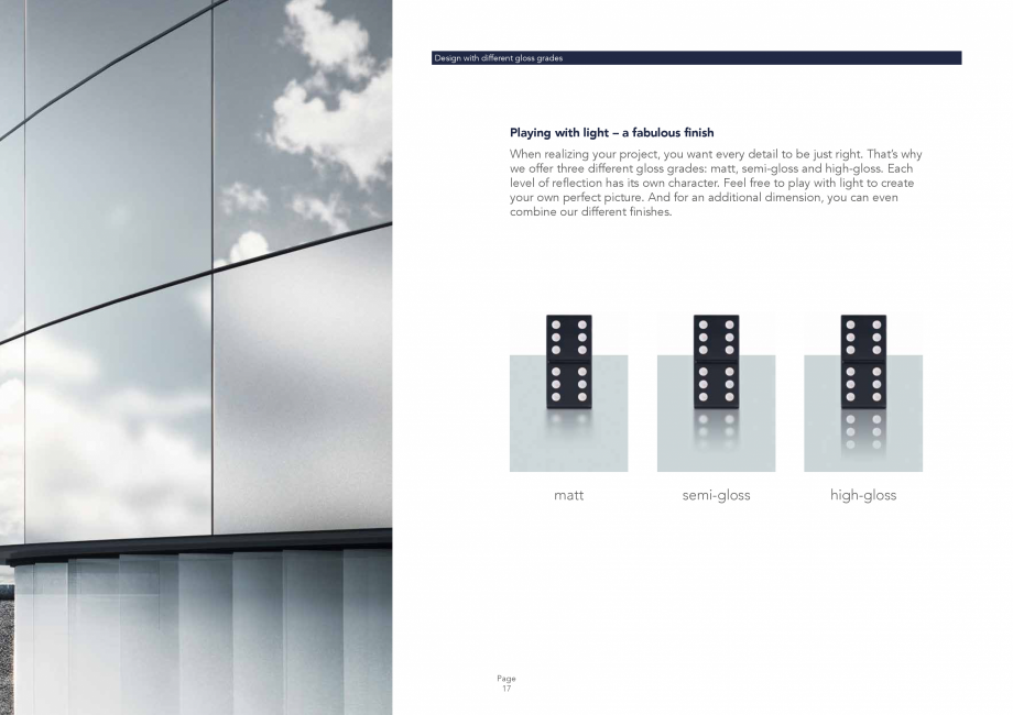 Pagina 17 - Placi din vata minerala bazaltica pentru fatade ventilate Rockpanel Catalog, brosura...