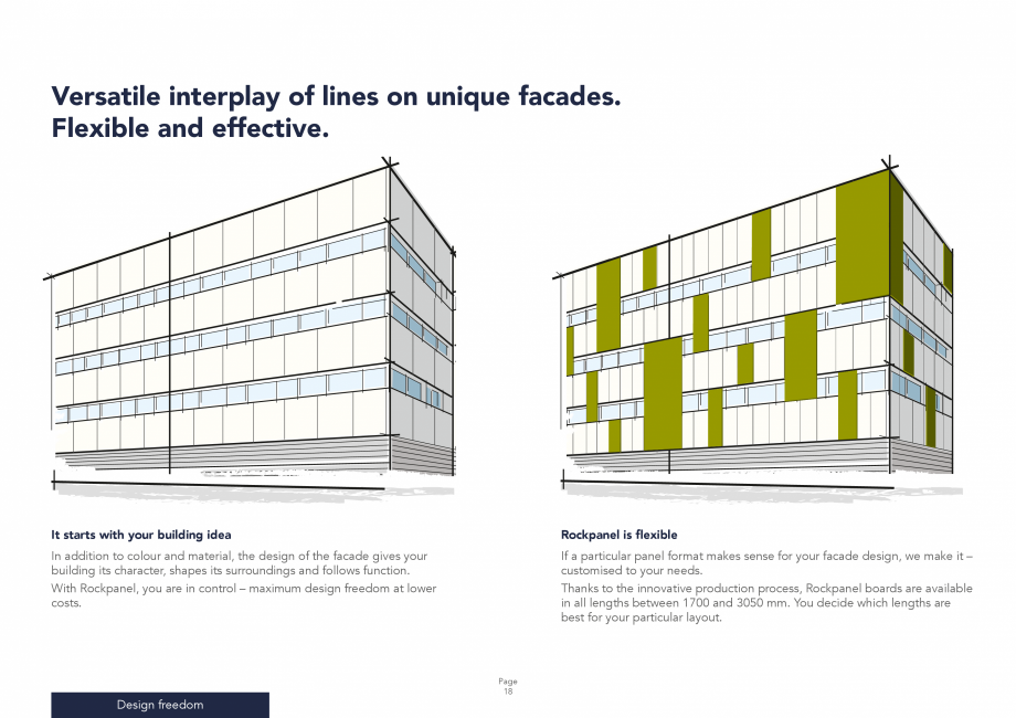 Pagina 18-Placi din vata minerala bazaltica pentru fatade ventilate Rockpanel Catalog, brosura Engleza erial...