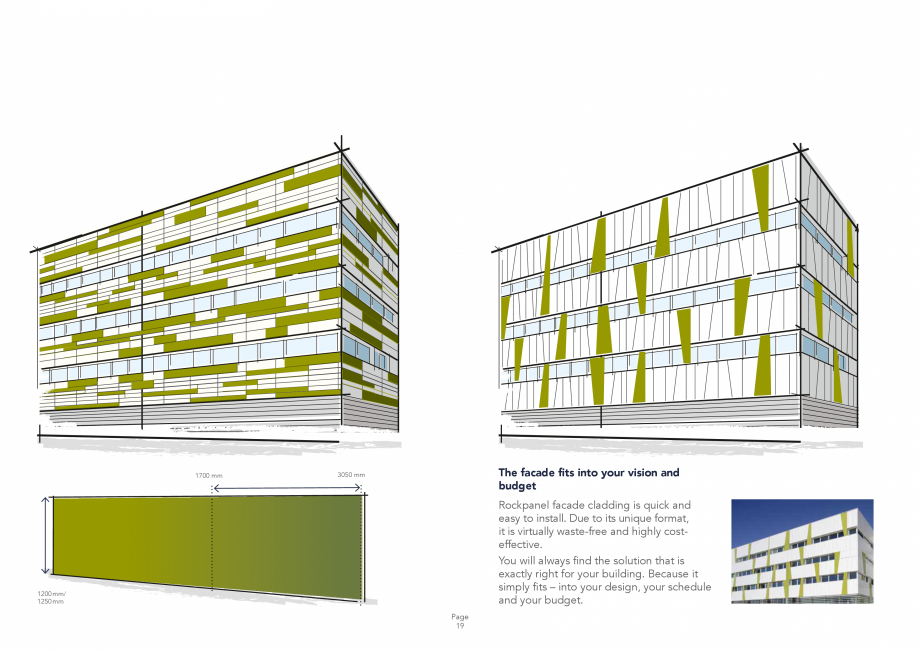 Pagina 19 - Placi din vata minerala bazaltica pentru fatade ventilate Rockpanel Catalog, brosura...