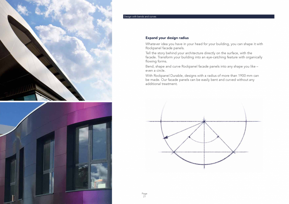 Pagina 21-Placi din vata minerala bazaltica pentru fatade ventilate Rockpanel Catalog, brosura Engleza ...