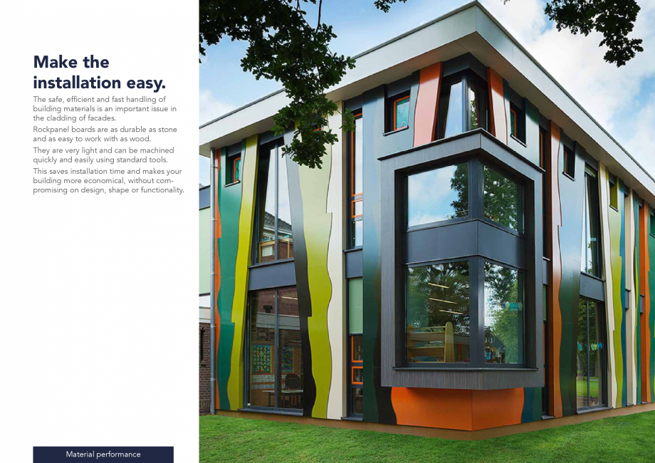 Pagina 40-Placi din vata minerala bazaltica pentru fatade ventilate Rockpanel Catalog, brosura Engleza ckpanel...