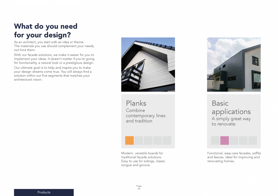 Pagina 44-Placi din vata minerala bazaltica pentru fatade ventilate Rockpanel Catalog, brosura Engleza...