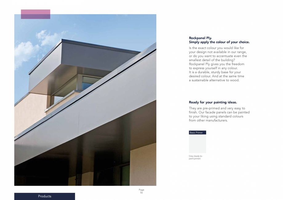 Pagina 56-Placi din vata minerala bazaltica pentru fatade ventilate Rockpanel Catalog, brosura Engleza 2572
...