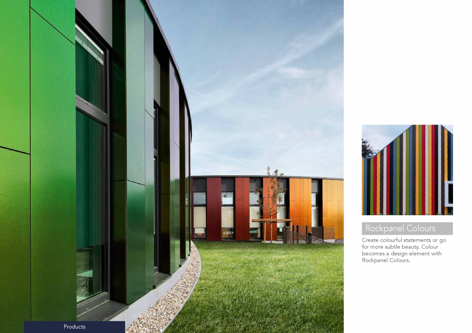 Pagina 70-Placi din vata minerala bazaltica pentru fatade ventilate Rockpanel Catalog, brosura Engleza 