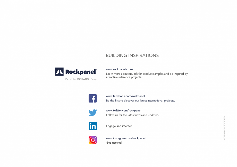 Pagina 91-Placi din vata minerala bazaltica pentru fatade ventilate Rockpanel Catalog, brosura Engleza 