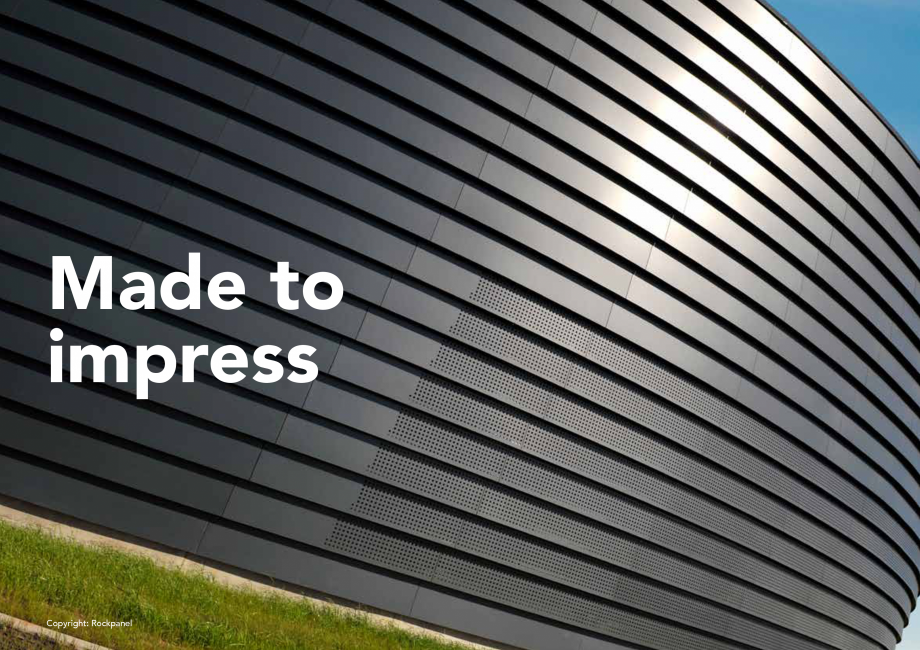 Pagina 8-Placi din vata minerala bazaltica pentru fatade ventilate - METAL Rockpanel Catalog, brosura Engleza...