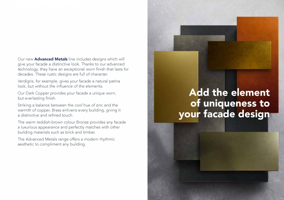 Pagina 13-Placi din vata minerala bazaltica pentru fatade ventilate - METAL Rockpanel Catalog, brosura Engleza...