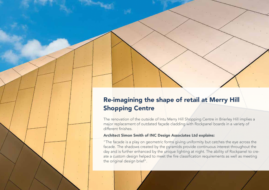 Pagina 19-Placi din vata minerala bazaltica pentru fatade ventilate - METAL Rockpanel Catalog, brosura Engleza...