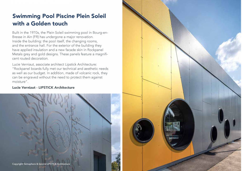 Pagina 20 - Placi din vata minerala bazaltica pentru fatade ventilate - METAL Rockpanel Catalog,...
