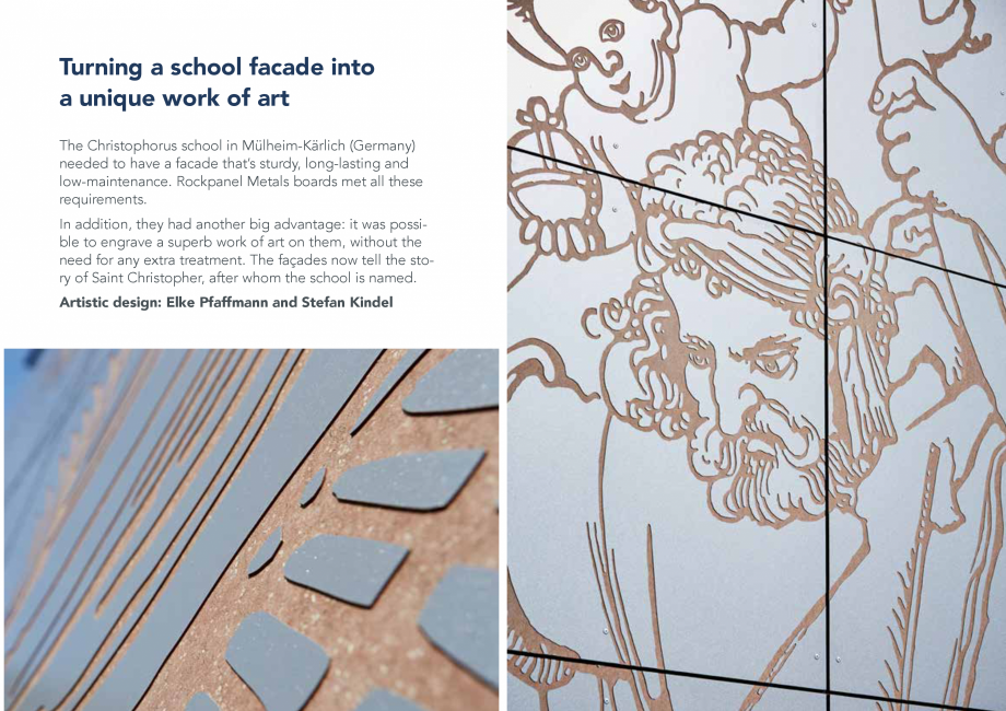 Pagina 23-Placi din vata minerala bazaltica pentru fatade ventilate - METAL Rockpanel Catalog, brosura Engleza...