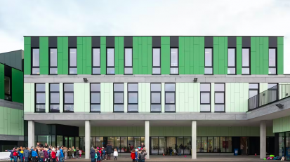 Scoala primara Sint-jozef sint-pieter, Belgia Placi din vata minerala bazaltica pentru fatade ventilate 