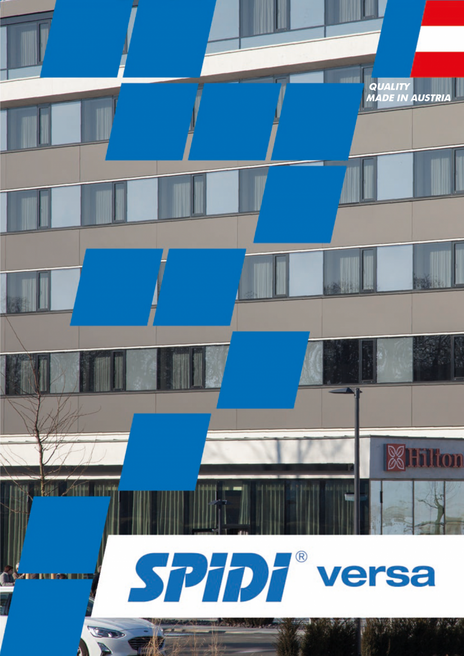 Pagina 1-Sisteme de fixare din aluminiu pentru placaje uscate exterioare - VERSA SPIDI max Catalog, brosura...